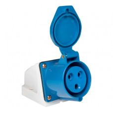 Стационарная наружная розетка EKF 133 2Р+РЕ 63А 220В IP67 PROxima ps-133-63-220