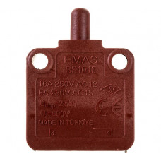 Мини-выключатель Emas мгновенного действия ,1Н0, 250В AC, 16А BS1010