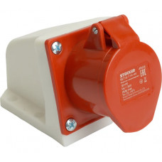 Розетка стационарная STEKKER ST-113 16А 220В 2P PE IP44, RST16-113-4 49434