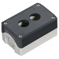 Кнопочный пост Systeme Electric, 2 отверстия, серый SALD02