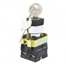 Переключатель CHINT NP2-BG25 2 полож. с фиксацией 1НЗ +1НО IP40 574854