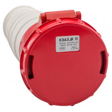 Розетка кабельная КЭАЗ 234-63А-6h-380AC-3P+PE-IP67 5 шт 222763