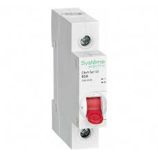 Выключатель нагрузки Systeme Electric City9 set вн 1p 63а 230в (ранее EZ9S16163) C9S16163