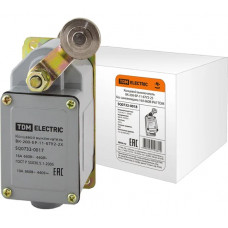 Концевой выключатель TDM ELECTRIC ВК-200-БР-11-67У2-25 без самовозврата 16А, 660В, IP67 SQ0732-0018