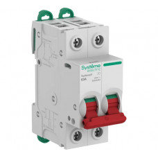 Выключатель нагрузки Systeme Electric Systeme9 ВН 2P, 63A, 400В S9S40263