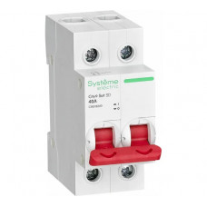 Выключатель нагрузки Systeme Electric City9 set вн 2p 40а 400в (ранее EZ9S16240) C9S16240