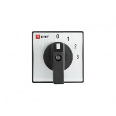 Кулачковый переключатель EKF ПК-1-102, 25А, 2P, «0-1-2-3», PROxima pk-1-102-25