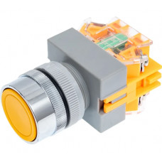 Кнопочный выключатель Dekraft ВК22-ABF-YEL 25125DEK