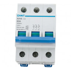 Выключатель нагрузки CHINT, NH4 3P 63A 398044