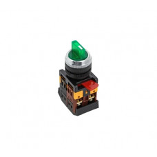 Переключатель EKF ANC-22, 3P, зеленый, с подсветкой, 24В, NO, NC, PROxima SQpsw-ans-3p-g-24