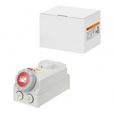 Розетка настенная TDM ELECTRIC с выключателем и блокировкой IP67 63А 3Р+РЕ 380В TDM SQ0611-0069