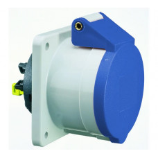 Встраиваемая розетка Bals 32A, 3р, 6h, 400V, IP44, QС 75х75 1 шт. 13703-b