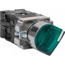 Переключатель EKF BD21 2P c зеленой подсветкой 230В NO PROxima xb2-bk21-g-230