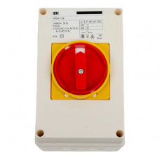 Кулачковый переключатель IEK ПКП63-13/К 63А, откл-вкл, 3Р/400В, IP54, ИЭК BCS33-063-1