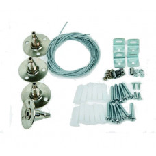 Крепления для светодиодных панелей Uniel UFL-H01 SILVER 100 POLYBAG серии PROM-3 9463
