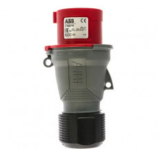Кабельная вилка ABB 16А 3Р+E IР44 переносная 415В Easy&Safe 2CMA101956R1000