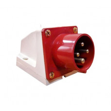 Стационарная вилка EKF PROxima 524, 3Р+РЕ, 32А, 380В, IP44 ps-524-32-380