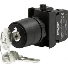 Кнопка с ключом Emas 0-1, с фиксацией, 250 В AC, 4 А CP102AA20