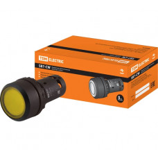 Кнопка TDM ELECTRIC SB7-CW3561-24V(LED) (диаметр 22 мм; 1з; желтая) SQ0746-0030