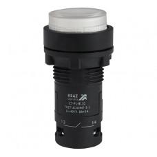 Кнопка КЭАЗ с подсветкой OptiSignal Compact D22 C7-PL-B110 белая 1НО 24 В AC/DC XB7NW31B1 362089