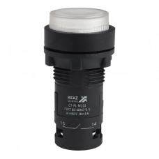 Кнопка КЭАЗ с подсветкой OptiSignal Compact D22 C7-PL-M110 белая 1НО 230 В AC XB7NW31M1 362099