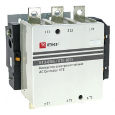 Контактор EKF ПМ 265А ~380В NO КТЭ ctr-b-265-380