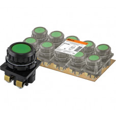Выключатель TDM ELECTRIC кнопочный КЕ 011-У2-исп.2 зеленый 1з+1р 10A 660B IP40 SQ0753-0004