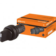 Переключатель на TDM ELECTRIC 3 положения с фиксацией sb7-cd33 короткая ручка d22мм 1з+1з черный SQ0746-0072