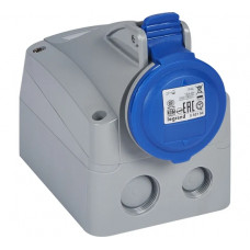 Накладная розетка Legrand P17 Tempra Pro - IP 44 - 200/250 В - 16 A - 2К+З 555154