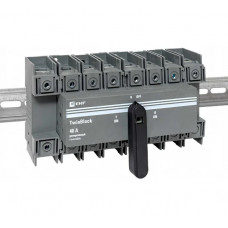 Рубильник EKF 40A 4P реверсивный c рукояткой для прямой установки TwinBlock tb-s-40-4p-rev