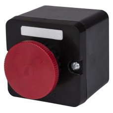 Кнопочный пост ПКЕ TDM ELECTRIC 212-1 У3, красный гриб с фиксацией, IP40 SQ0742-0027