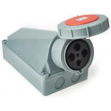 Розетка наружной установки HLT 1442 125А 3Р+РЕ 380В -415B IP67 (2шт./уп.) 083-04-16