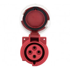Стационарная внутренняя розетка EKF PROxima 3142, 3Р+РЕ, 16А, 380В, IP67 ps-3142-16-380