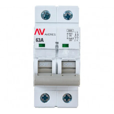 Выключатель нагрузки EKF AVN, 2P, 63A, AVERES avn-2-63-av